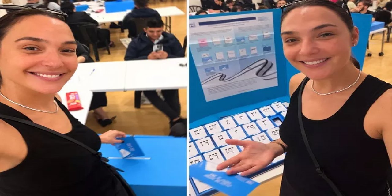 İsrailli Oyuncu Gal Gadot, Seçimlerde Oy Kullandı! Sandık Başında Rengini De Belli Etti
