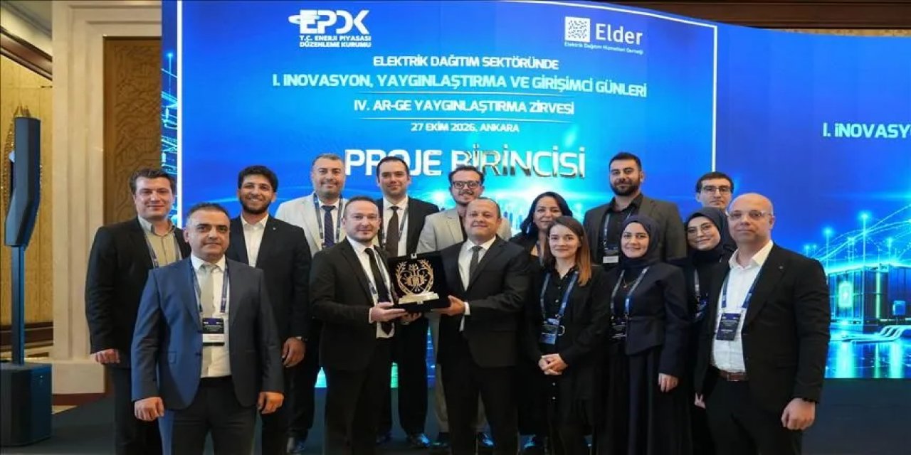 Ar-Ge Yaygınlaştırma Zirvesi'nden Adm Elektrik Dağıtım M.E.T.E. Projesine Birincilik Ödülü