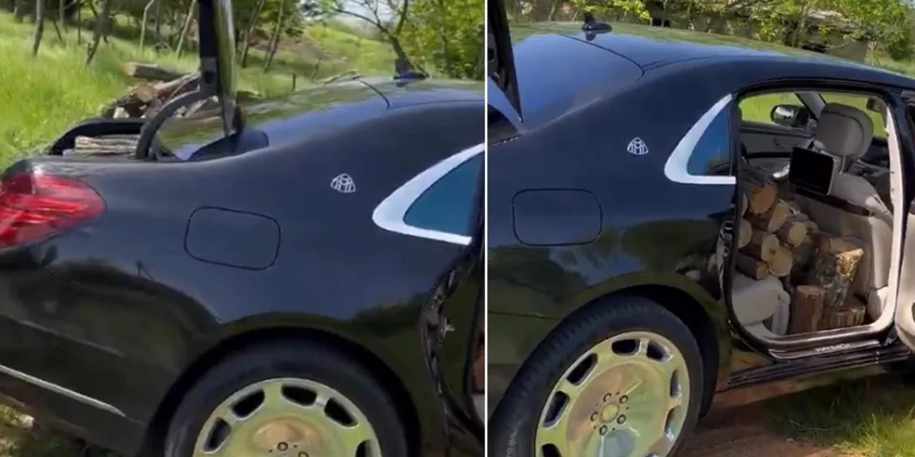 Lüksün Böylesi! Servet Değerindeki Otomobille Yaptığı İşe Bakın