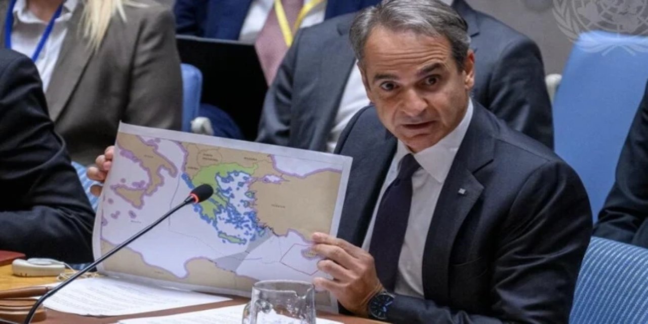 Miçotakis'in Haritası Alay Konusu Oldu! Türkiye'den Yanıt Geldi