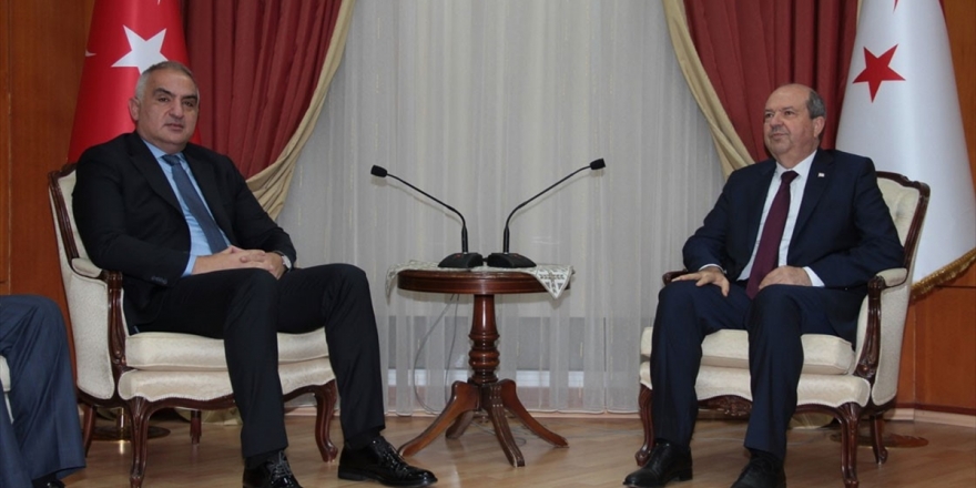 KKTC Başbakanı Tatar, Kültür Ve Turizm Bakanı Ersoy'u Kabul Etti