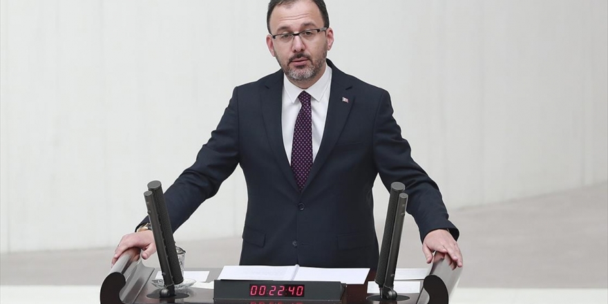 Gençlik Ve Spor Bakanı Kasapoğlu: Bizim Amacımız Gençliğin Umudu Olmak