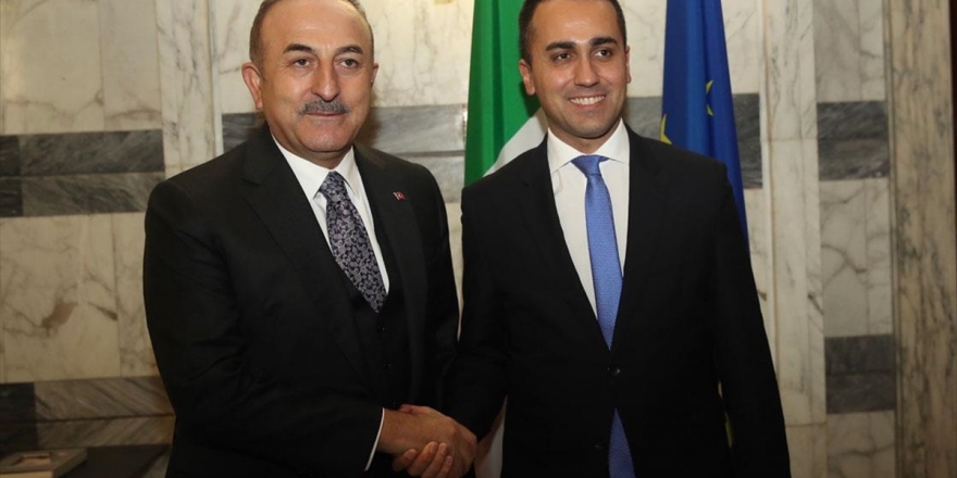Dışişleri Bakanı Çavuşoğlu, İtalyan Mevkidaşı Di Maio İle Görüştü