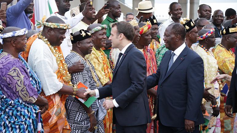 Fildişi Sahili Fransa Cumhurbaşkanı Macron: Sömürgecilik büyük bir hataydı