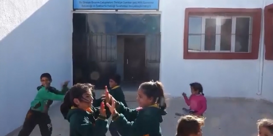 Barış Pınarı Müşrifet El Havi İlkokulunda Çocuk Sesleri