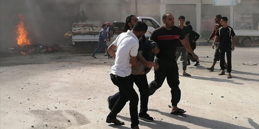 Pkk/ypg'nin Cerablus'ta İki Motosikleti Patlatması Sonucu 14 Sivil Yaralandı