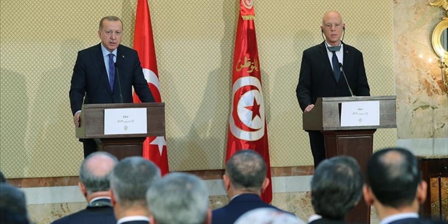 Cumhurbaşkanı Erdoğan: Libya'da İstikrarın Sağlanması Çabalarına Tunus'un Da Katkıları Olacak