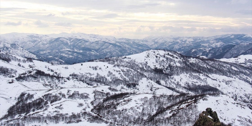 Tunceli'de Doğa Karla Kaplanınca Eşsiz Güzellikler Ortaya Çıktı