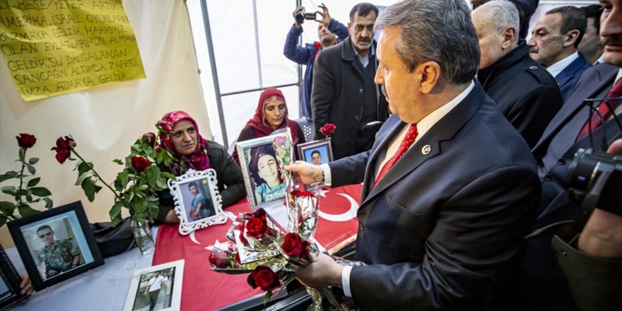 Bbp Genel Başkanı Destici'den Diyarbakır Annelerine Destek Ziyareti