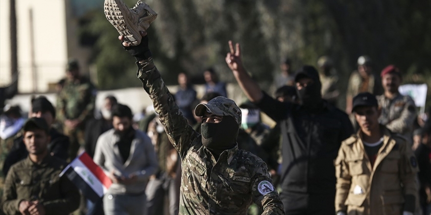 ABD'nin Bağdat Büyükelçiliği Önündeki Gösteriler İkinci Gününde De Sürüyor