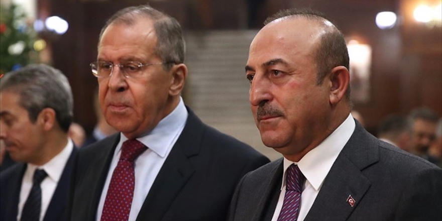 Dışişleri Bakanı Çavuşoğlu Rus Mevkidaşı Lavrov İle Görüştü