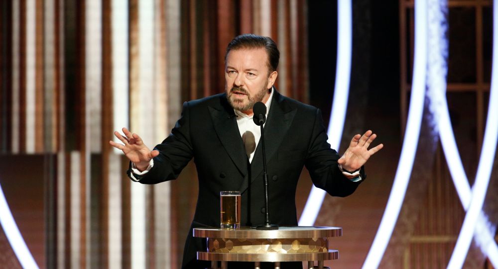 Ricky Gervais'in Altın Küre'deki açılış konuşmasından: Çoğunuz okulda Greta Thunberg’den daha az zaman geçirdiniz