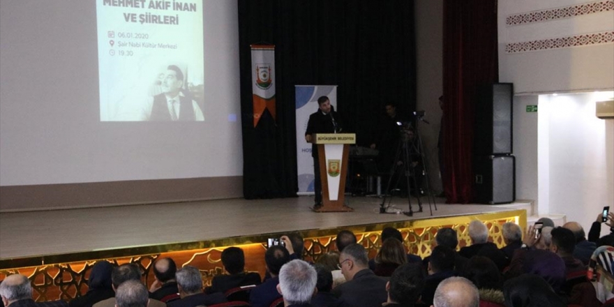 'Kudüs Şairi' Mehmet Akif İnan Memleketi Şanlıurfa'da Anıldı