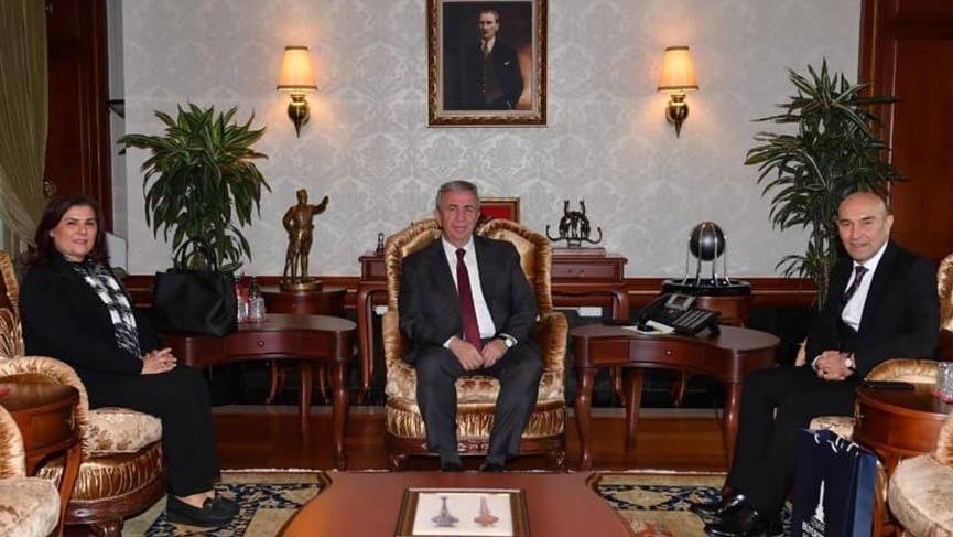 Çerçioğlu ve Soyer’den Mansur Yavaş’a destek ziyareti