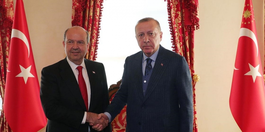 Cumhurbaşkanı Erdoğan, KKTC Başbakanı Tatar'ı Kabul Etti