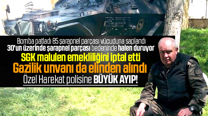 SAMSUNLU ÖZEL HAREKAT POLİSİ MUSTAFA KEMAL HANÇER'E SGK'DAN BÜYÜK AYIP