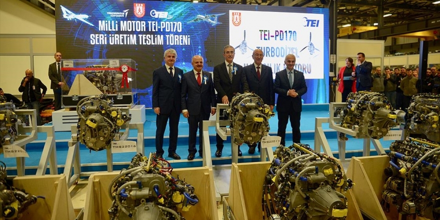 Türkiye'nin Milli Havacılık Motoru Teı-pd170'in Tusaş'a Teslimatı Gerçekleştirildi