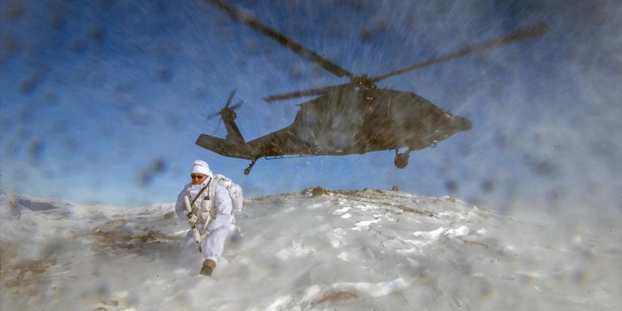 Karla Kaplı Dağlarda Pkk'ya Dondurucu Darbe