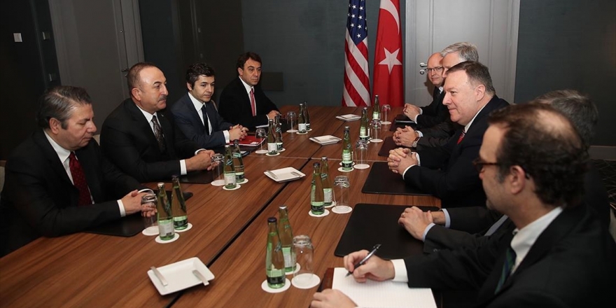 Dışişleri Bakanı Çavuşoğlu ABD'li Mevkidaşı Pompeo İle Bir Araya Geldi