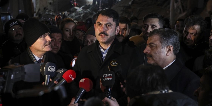 Çevre Ve Şehircilik Bakanı Kurum: 19 Yıkık, 107 Ağır Hasarlı, 37 Orta Hasarlı, 171 De Az Hasarlı Bina Tespit Ettik