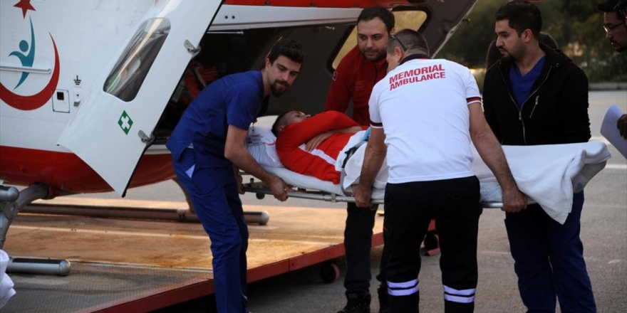 Antalyasporlu Jahovic Ambulans Helikopterle Antalya'ya Getirildi