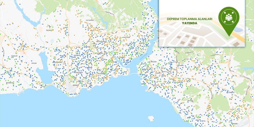İBB Toplanma Ve Geçici Barınma Alanlarını Açıkladı