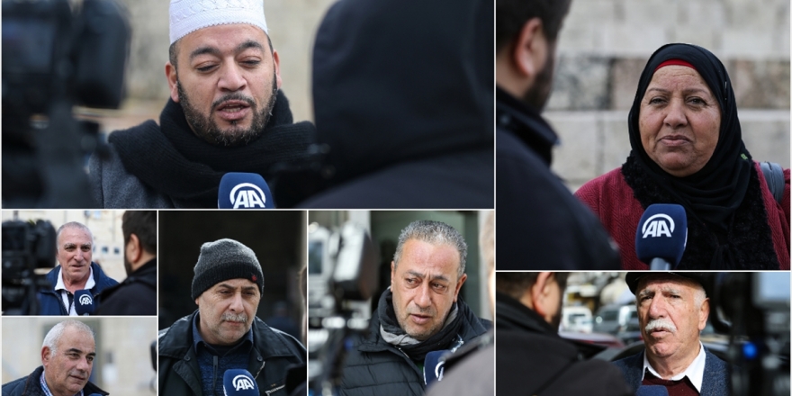 Aa Ekibi Trump'ın Sözde Barış Planını Filistinlilere Ve İsraillilere Sordu