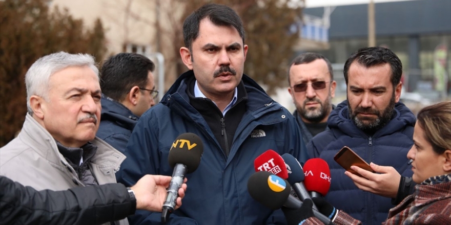 Çevre Ve Şehircilik Bakanı Kurum: Elazığ'ın Röntgenini Çekiyoruz