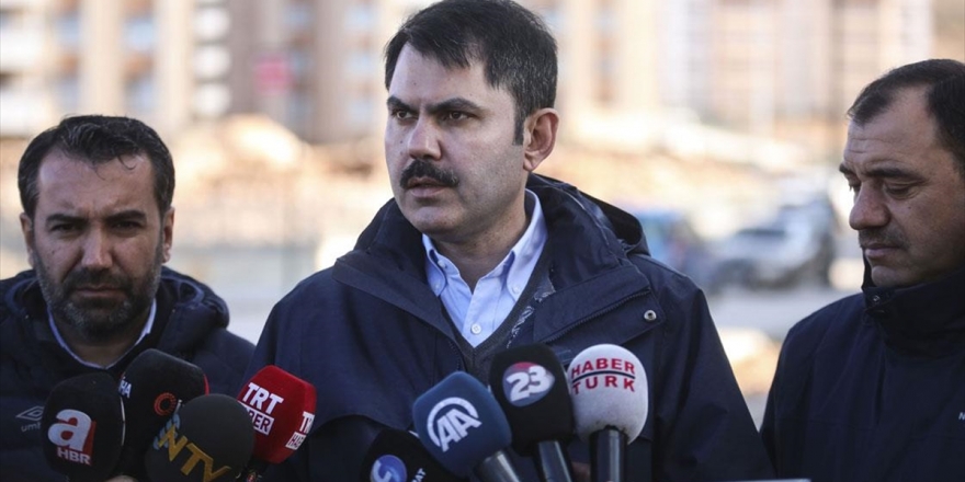 Bakan Kurum: Elazığ Merkezli Depremde Acil Yıkılacak Ağır Hasarlı Bina Sayısı 3 Bin 200