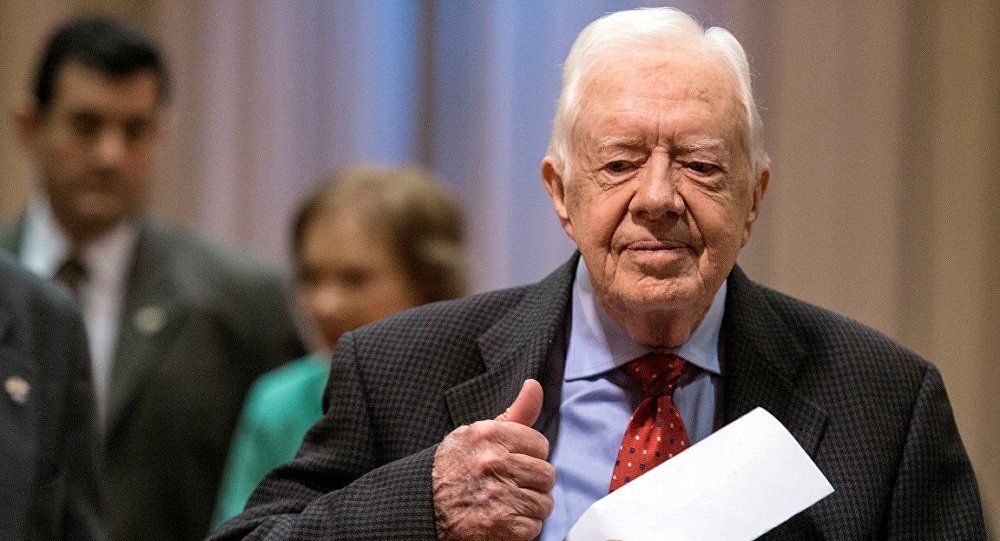 Eski ABD Başkanı Jimmy Carter: Trump'ın Yüzyılın Anlaşması uluslararası hukuku ihlal ediyor