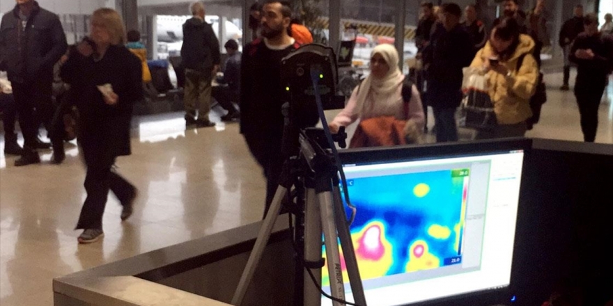 İsg'de Ülkeye Giren Yolcular Termal Kameralarla Kontrol Ediliyor