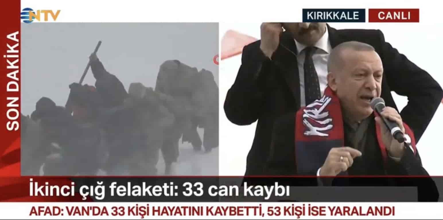 KERİME YILDIZ YAZDI: ÇIĞ ve MİTİNG GÖRÜNTÜLERİNİN AYNI ANDA VERİLMESİ AYMAZLIKSA....