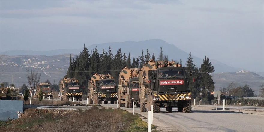 İdlib'deki Gözlem Noktalarına Obüs Ve Mühimmat Sevkiyatı