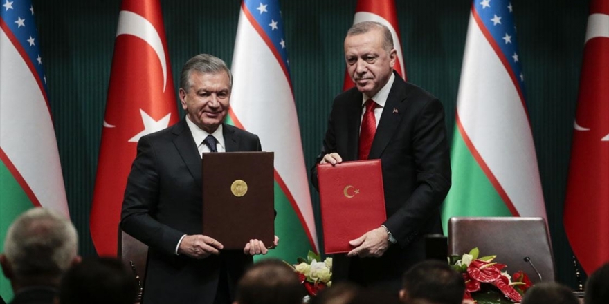 Özbekistan Cumhurbaşkanı Mirziyoyev: Türkiye Ve Özbekistan'ın Çalışmaları Tarihe Yepyeni Sayfalar Olarak Yazılacak
