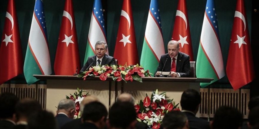 Cumhurbaşkanı Erdoğan: Özbekistan İle Ticaretimizi 5 Milyar Dolara Çıkarmayı Hedefliyoruz