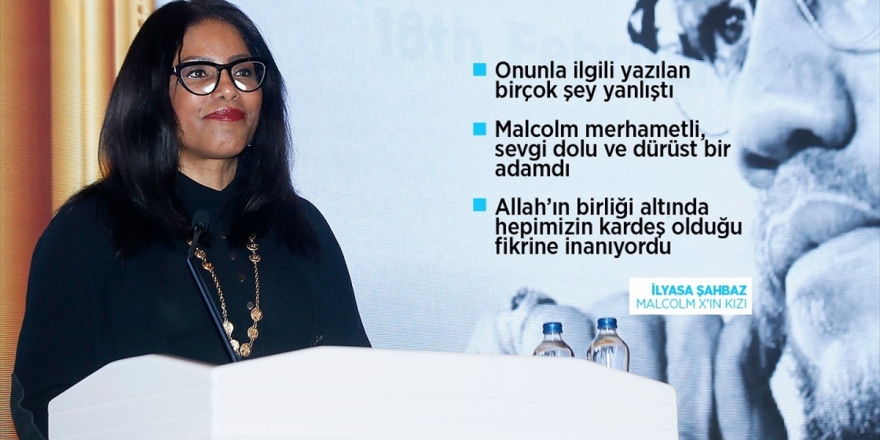 Ölümünün 55. Yılında Malcom X'in Kızı İlyasa Şahbaz Aa'ya Konuştu