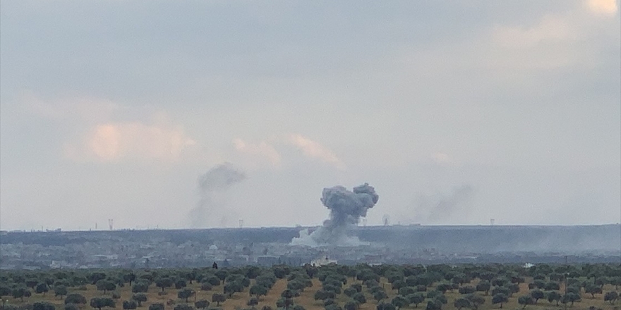 İdlib'de 18 Sivil Yerleşim Rus Bombardımanı Altında