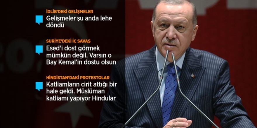 Cumhurbaşkanı Erdoğan: İdlib'de 3 Şehidimiz Var