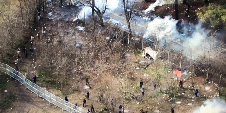 Yunanistan'dan Tampon Bölgedeki Göçmenlere Sert Müdahale