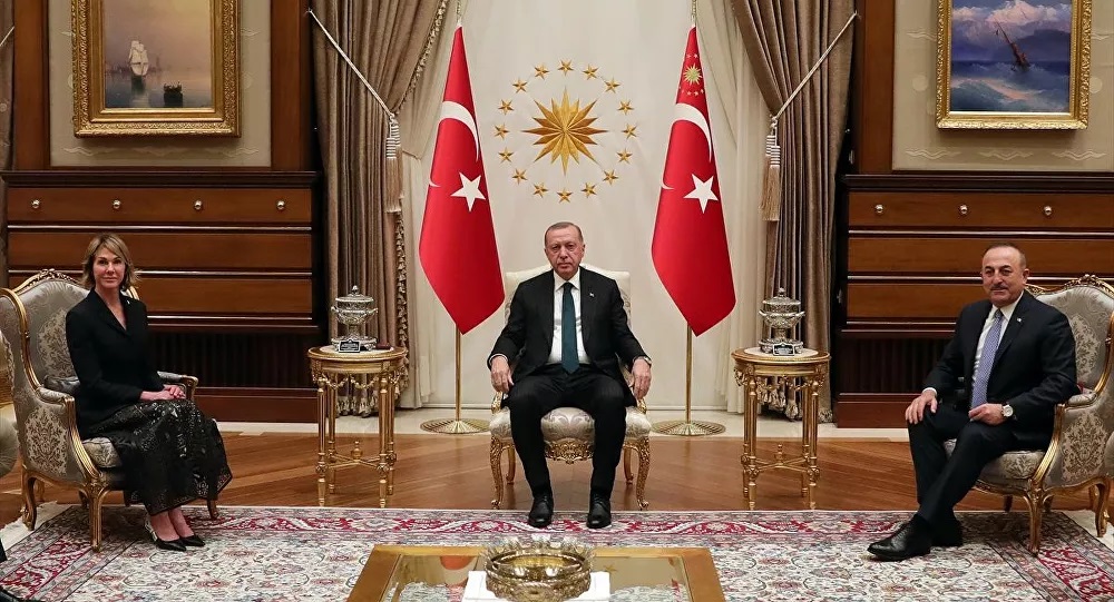Cumhurbaşkanı Erdoğan, ABD'nin BM Daimi Temsilcisi Craft ile görüştü