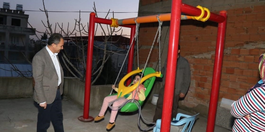 SMA Hastası Firdevs'in Oyun Parkı Evine Geldi