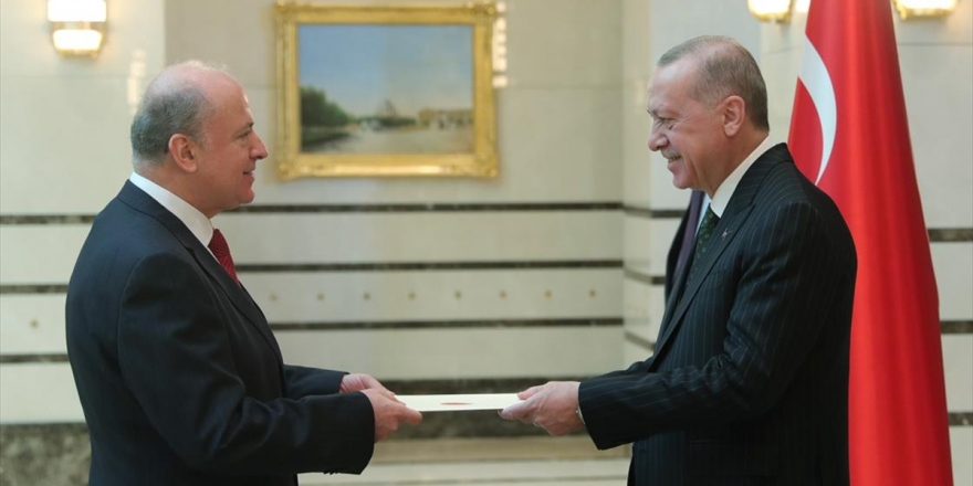 Arnavutluk Büyükelçisi Ribo, Erdoğan'a Güven Mektubu Sundu