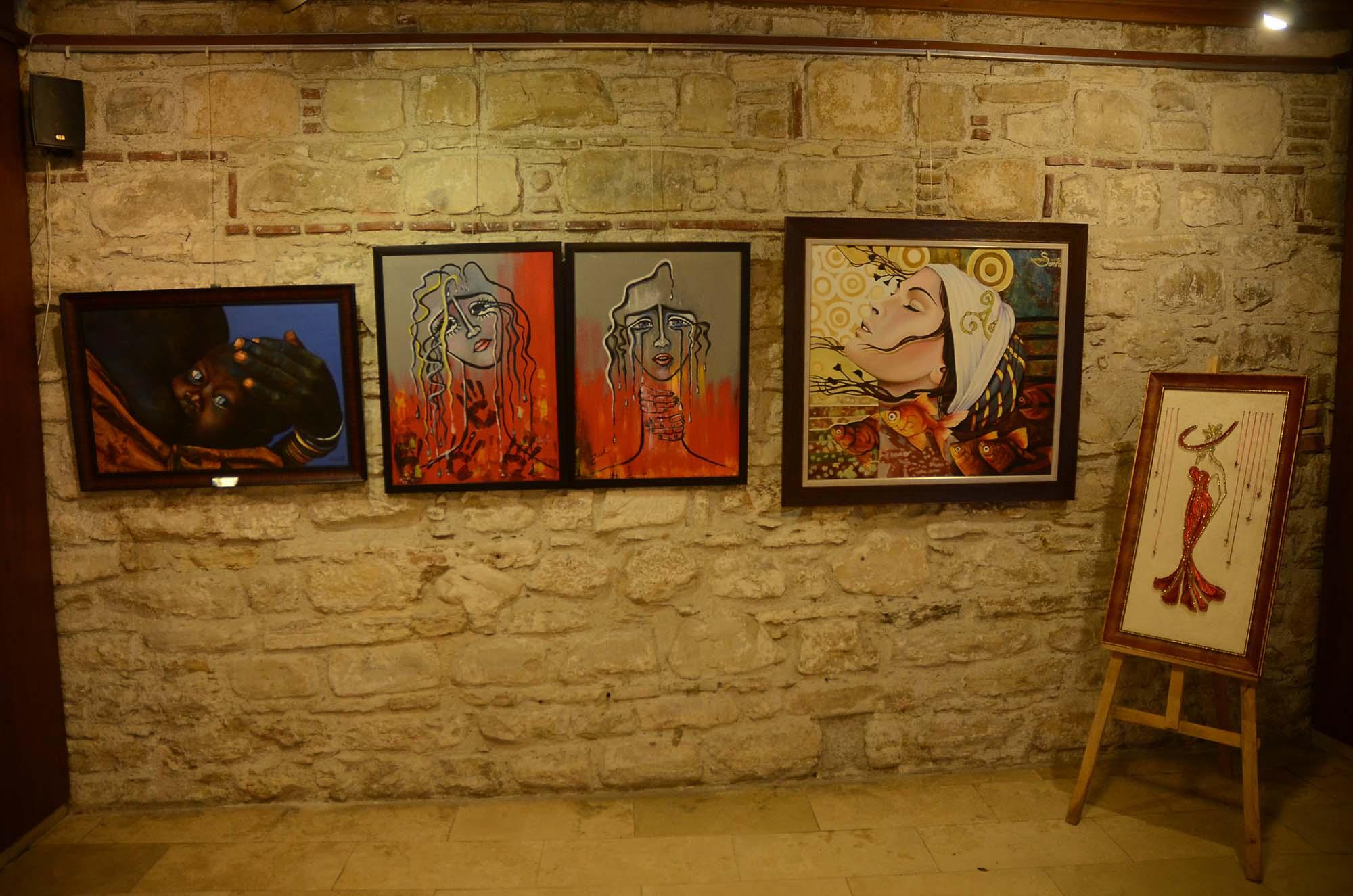 KADINA ŞİDDETE SANATLA "DUR" DEDİLER