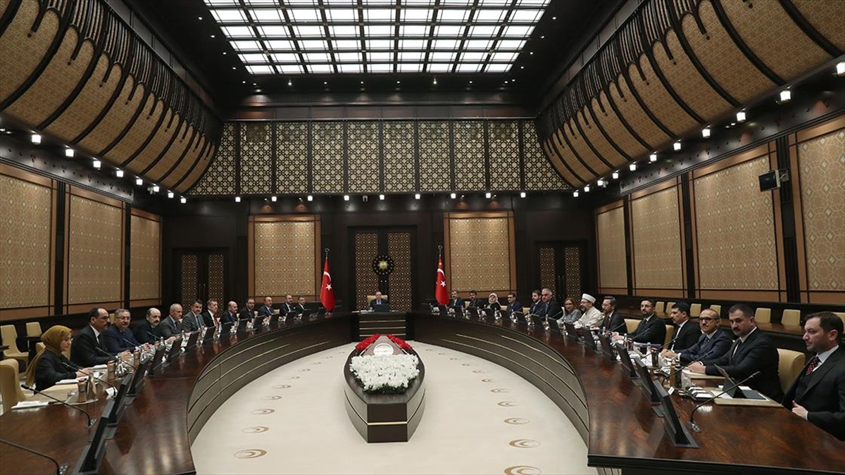 Cumhurbaşkanlığı Külliyesi'nde 'Koronavirüs' Toplantısı