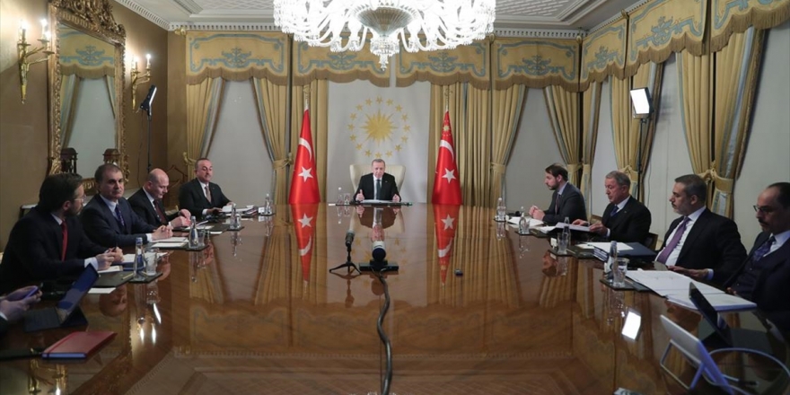 Cumhurbaşkanı Erdoğan, Macron, Merkel Ve Johnson'la Görüşme Gerçekleştirdi