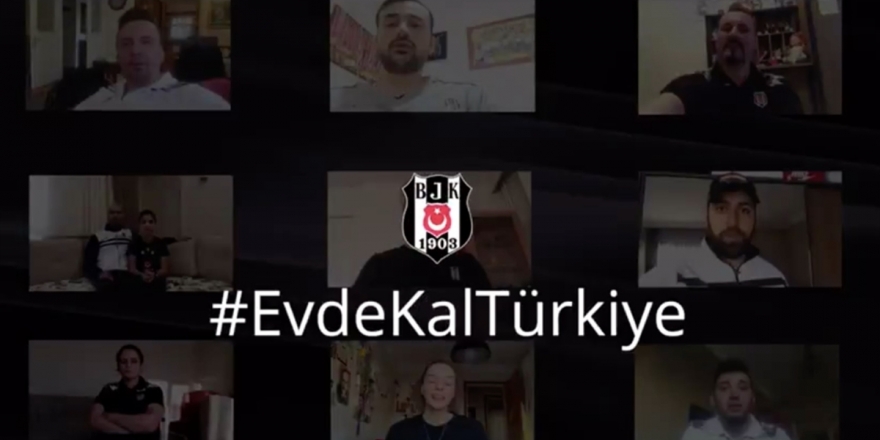 Beşiktaşlı Sporculardan Ve Antalyasporlu Futbolculardan 'Evde Kal' Çağrısı
