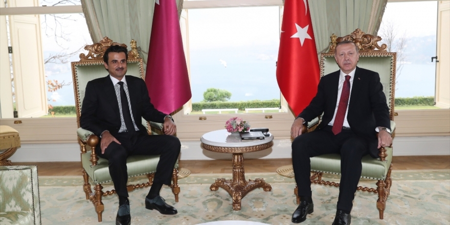 Cumhurbaşkanı Erdoğan, Katar Emiri Es-Sani İle Telefonda Görüştü
