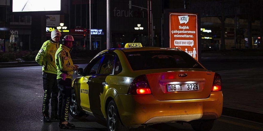 Başkentte Plaka Sınırlama Uygulamasını İhlal Eden Taksiciye Ceza Kesildi