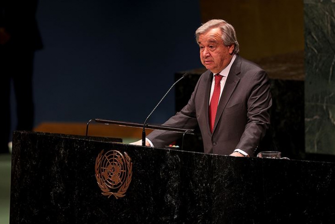 Guterres: 2. Dünya Savaşı'ndan beri en zorlu krizle karşı karşıyayız