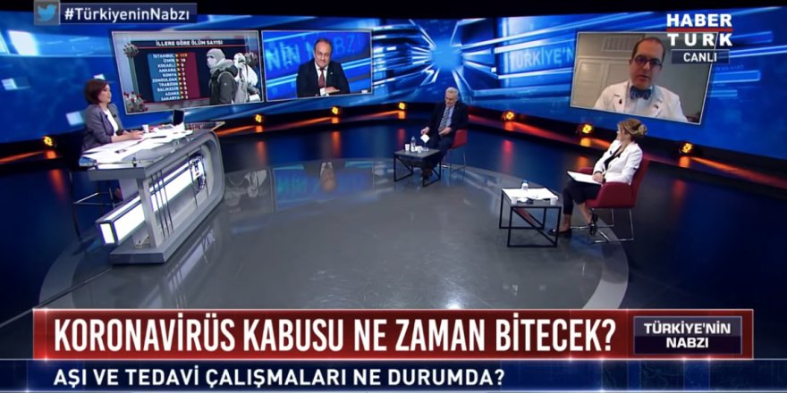 Habertürk'te ortalık karıştı... Profesör Canlı Yayını Terk Etti